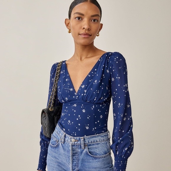 Reformation Starry Night Michel Top ✨ - Picture 1 of 12
